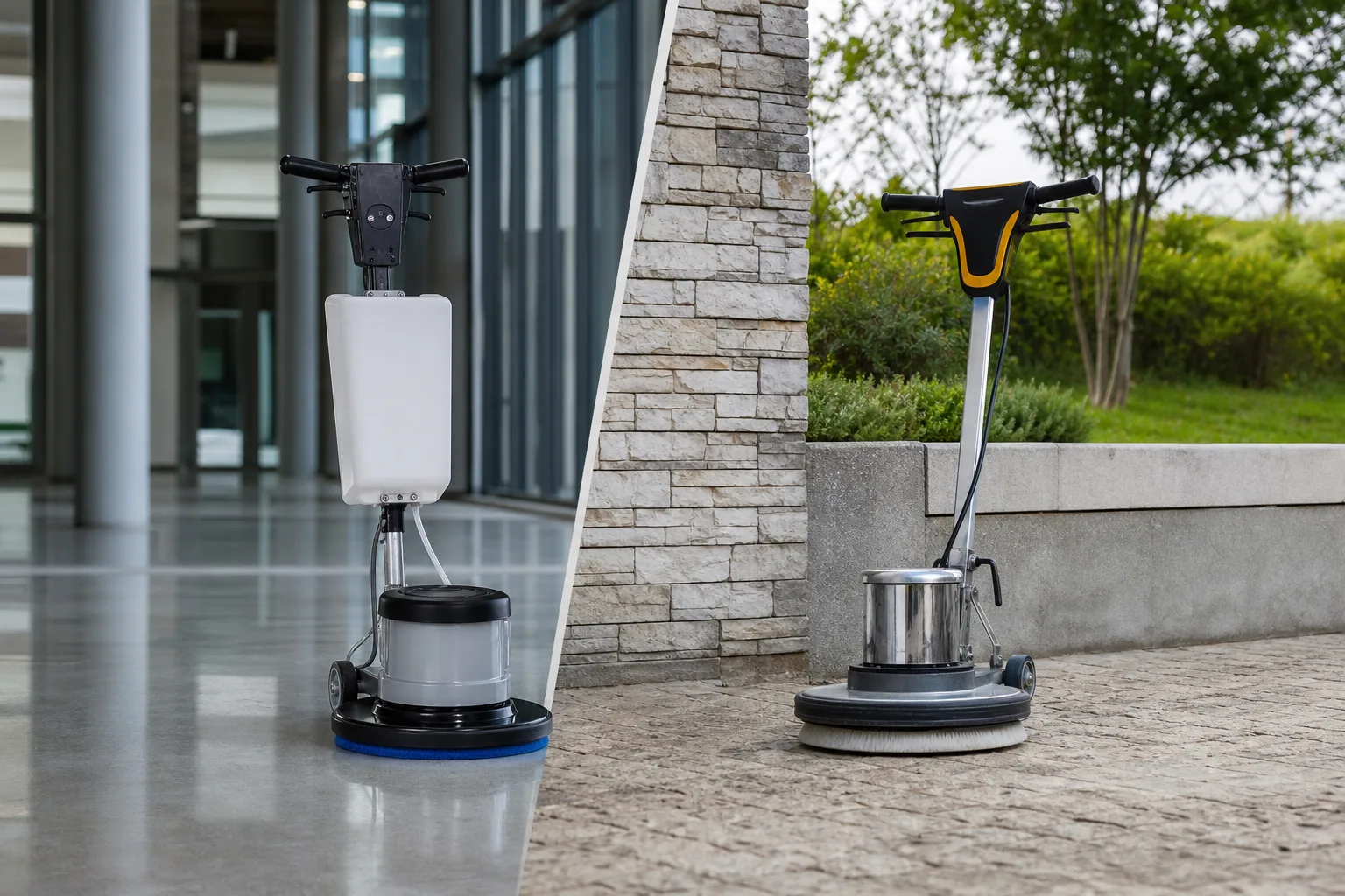 Indoor oder Outdoor: Wo Poliermaschinen ihre Staerken flexibel ausspielen